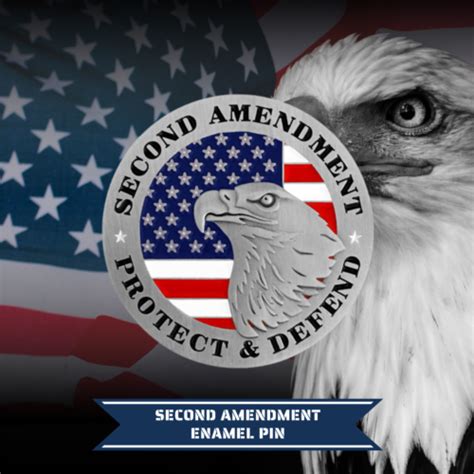 Second Amendment Protect And Defend Lapel Pin By Agent Gear Usa Ebay