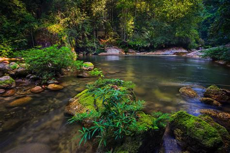 Wallpaper Sunlight Landscape Colorful Waterfall Sunset Sea