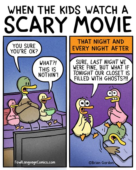Scary Movies Fowl Language Comics