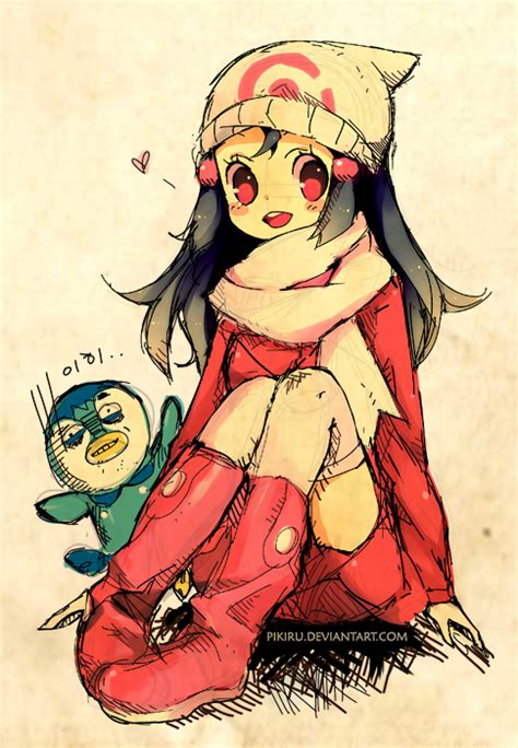 Dawn And Piplup Pokemon And 2 More Drawn By Pikiru Danbooru