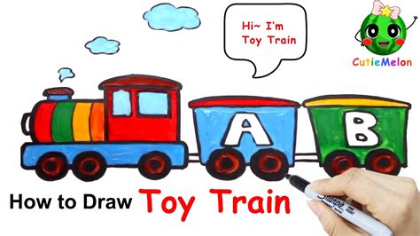 Toy Drawing Cartoon Toy Train Download High Quality Toy Train Clip