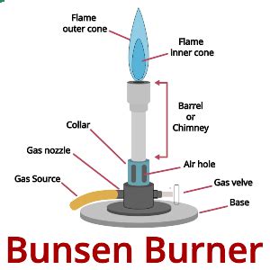 Bunsen Burner Working Parts Types And Uses