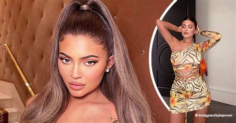 Kylie Jenner Stuns Revealing Her Fit Figure In A Tiger Print Dress In New Photos