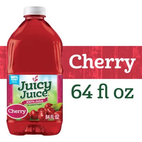 Juicy Juice Cherry Juice 100 Juice 64 Fl Oz Frys Food Stores