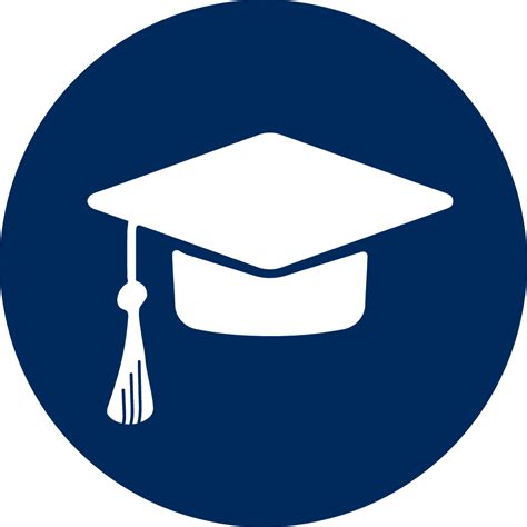 Graduate School Icon University Icon Blue Free Transparent Png