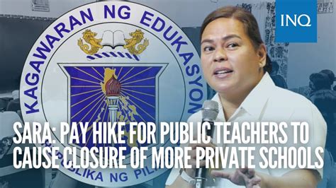 Sara Pay Hike For Public Teachers To Cause Closure Of More Private