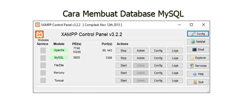 To create a new mysql or mariadb in the output above, query ok means that the query was successful, and 1 warning. Membuat Database MySQL