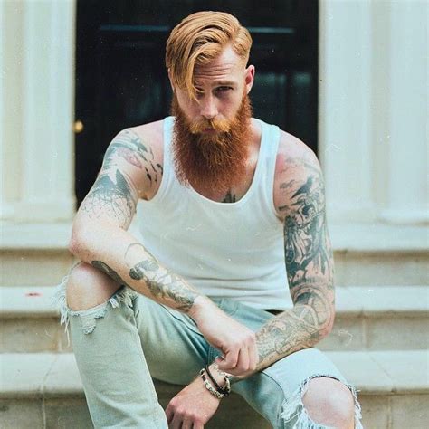 Beards And Tattoos For Redheads By Request More Gwilym Pugh