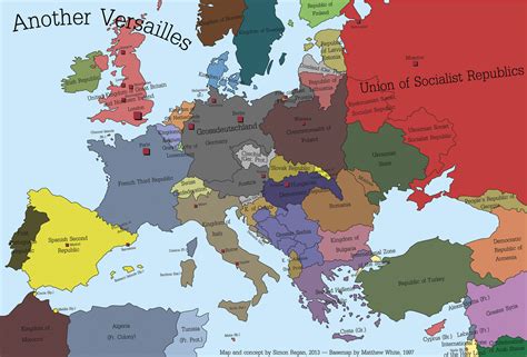 Another Versailles Alternate History Map By Sregan On Deviantart