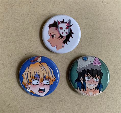 Anime Pins 1 1 4 Inch Etsy