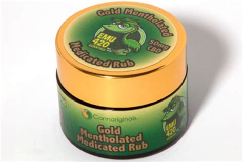 Cannariginals Products Gold Mentholated Medicated Rub Leafbuyer