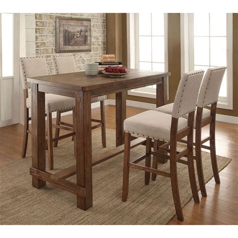 Bar Height Kitchen Table And Chairs 48 Manhattan Glass Counter Height