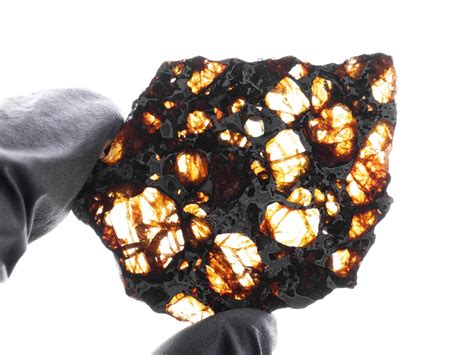 Pallasite Meteorite With Olivine Aerolite Meteorites