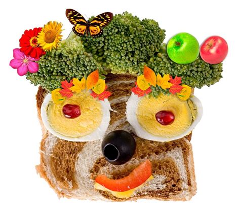 Smiling Food Face Stock Image Image Of Food Smiley Happy 2328737