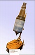 A Marshall Style Microscope with Blue Shagreen tube convering