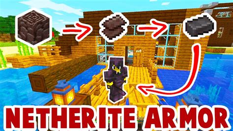 Getting Netherite Armor And Tools Minecraft 1161 Nether Update Youtube