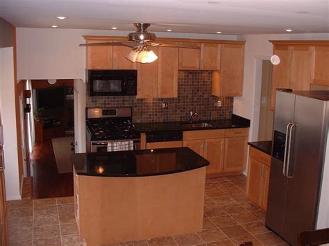 What backsplaches go with maple cabinets. Complete kitchens: Maple cabinets, Limestone floor, slate ...