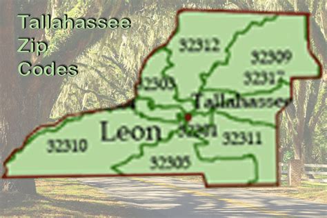 Tallahassee Zip Code Guide List Of Zip Codes In Leon County Florida