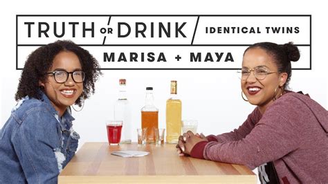 identical twins play truth or drink marisa and maya truth or drink cut youtube