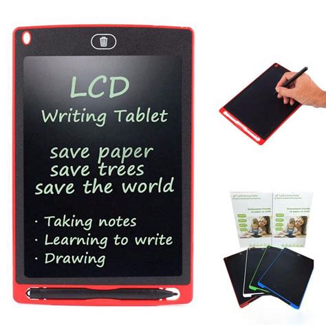 2020 Lcd Writing Tablet 85 Ewriter Handwriting Pads Portable Tablet