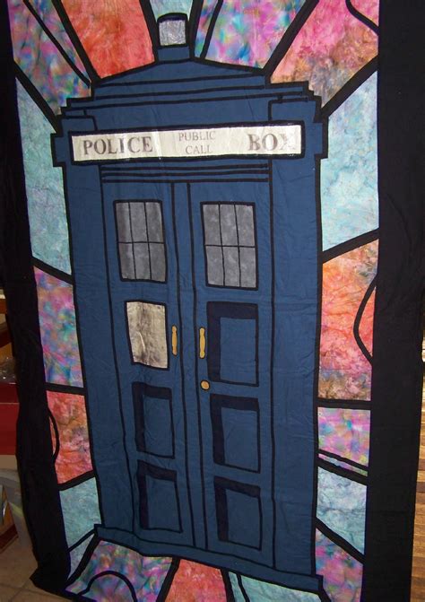Sharlzndollz Craft Idea Tardis Quilt Inspired By Doctor Who