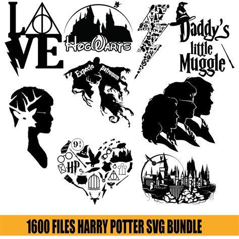 Harry Potter SVG Bundle - Svgfile.co - 0.99 Cent SVG Files - Life Time