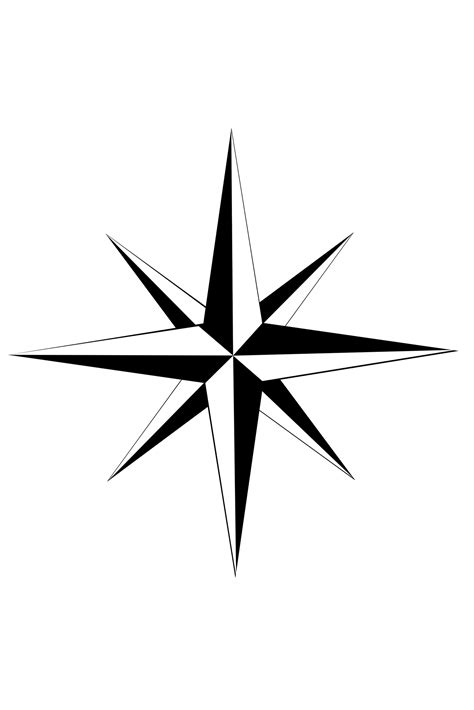 Compass Rose Drawing Free Download On Clipartmag