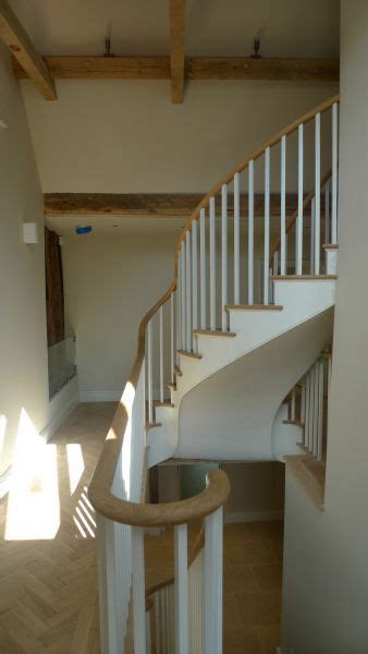 Hand Carved Spiral Staircase Classical New Build By Contractors Rw