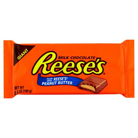 reeses giant peanut butter bar 192 g candy store