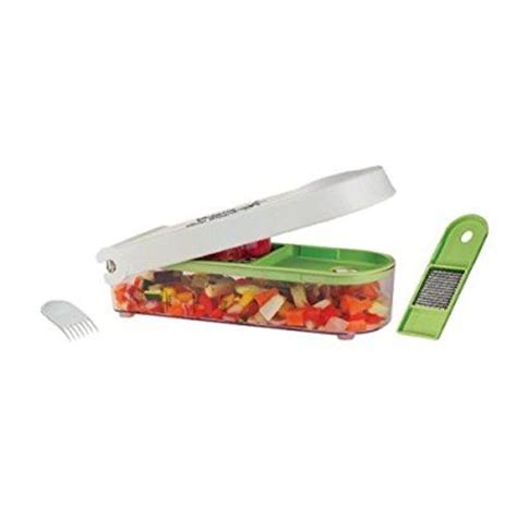 Handy kitchen gadget swiftly chops and dices fruits, veggies, and cheeses to save time on prep or quickly prepare snacks. Vidalia Chop Wizard | Kitchen gadgets, See on tv, Kitchen