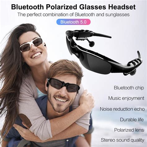 Smart Bluetooth 50 Headset Wireless Polarized Bluetooth Sunglasses