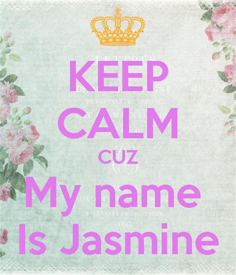 Jasmine Name Wallpaper