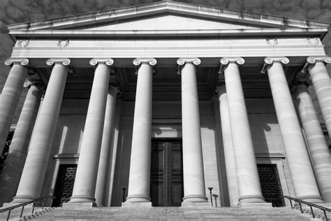 Free Images Black And White Structure Column Usa Landmark Facade