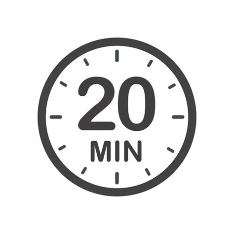 ᐈ 20 Minutes Stock Vectors Royalty Free 20 Min Icon Download On