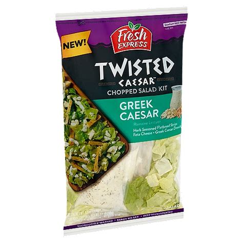 Fresh Express Twisted Caesar Greek Caesar Chopped Salad Kit