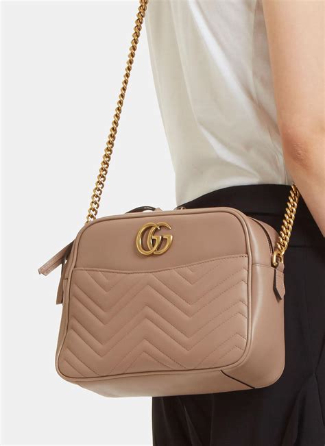 Gucci Marmont Medium Leather Shoulder Bag