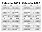 2019 2020 Calendar - A Printable Calendar