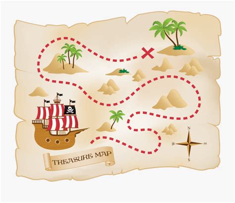 Treasure Map Clipart Free Map Cartoon Treasure Clipart Clip Use Sexiz Pix