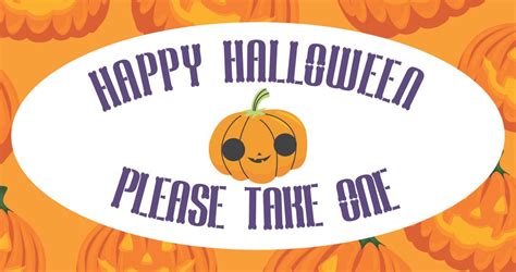 5 Best Images Of Halloween Trick Or Treat Sign Printable