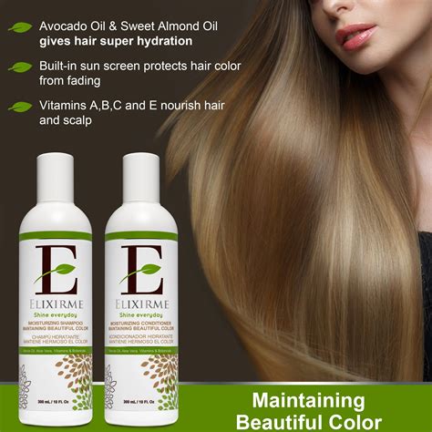 Sulfate Free Moisturizing Shampoo For Color Treated Hair Elixirme