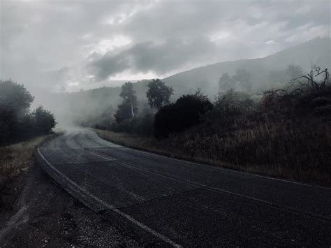 Itap Of A Foggy Mountain Road Ritookapicture