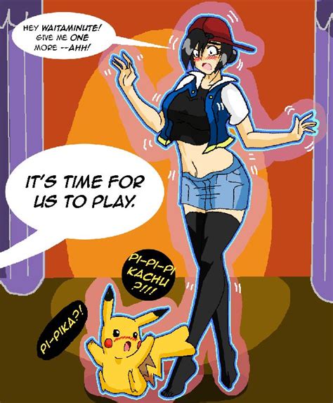 Ash Tg Body Swap Deviantart Pokemon Fan Art