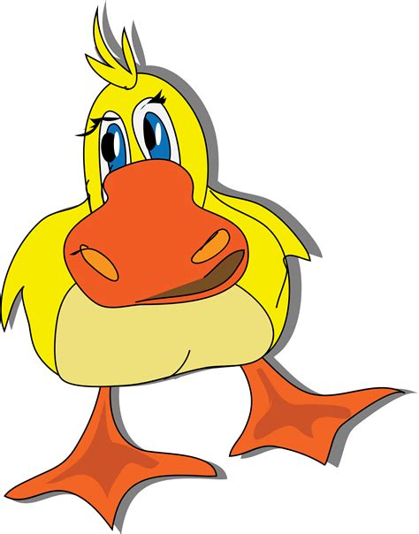 Clipart Cartoon Duck