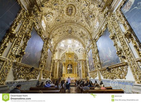 Interior View Of Church Of Santo Domingo Editorial Stock Image Image