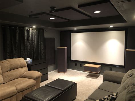 My Home Theater Build With Acoustic Treatment Hometheater