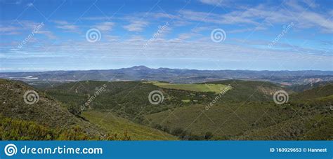 The View Over The Green Valley At Baviaanskloof Stock Image Image Of