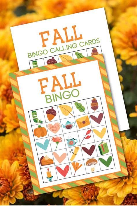 Free Printable Fall Bingo For Kids Made With Happy