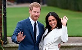 El príncipe Enrique de Sussex y su esposa Meghan Markle posan para TIME ...
