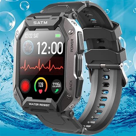 ineyes smartwatch militare uomo orologio fitness tracker 1 72 grande hd smart watch tactical