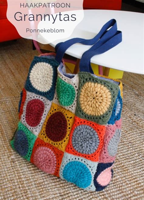 Haakpatroon Granny Square Tas Haakinformatie